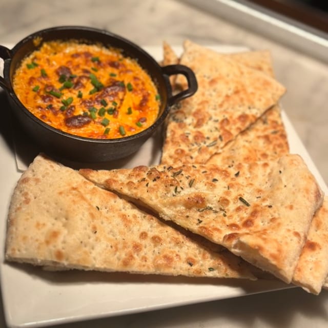 Skillet Buffalo Chicken Dip.